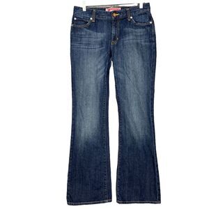 Gap Jeans Womens 6 Blue Curvy Flare Denim Cotton Stretch‎ Medium Wash Mid Rise
